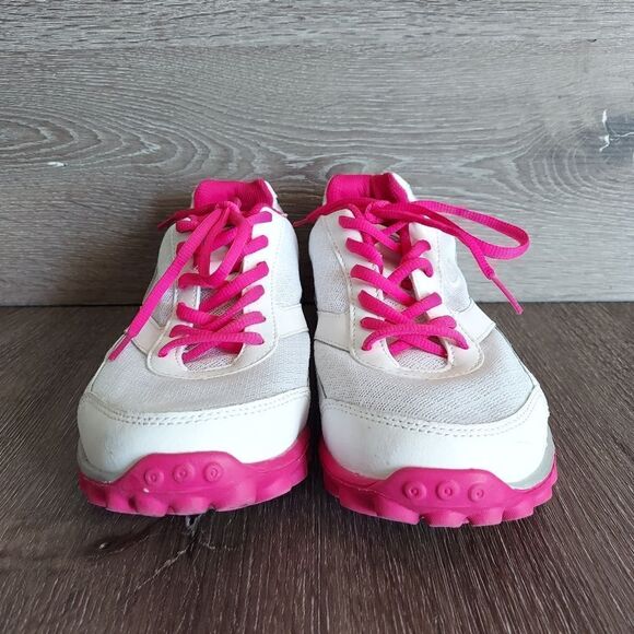 Champion Geo Foam White & Pink Running Shoes Size 9 - Picture 2 of 10